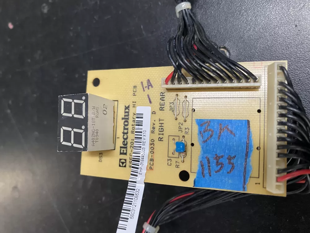 Frigidaire AP4499684 Range Control Board Element Switch AZ17115 | BK1155