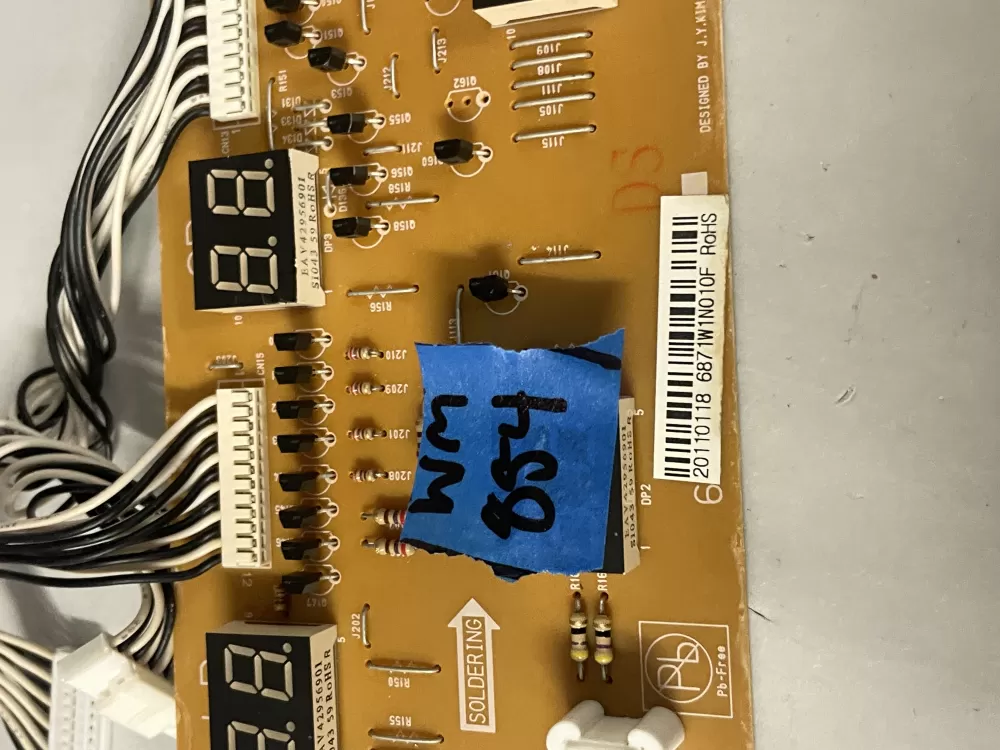 LG Oven 6871W1N010F Control Board AZ224355 | Wm854