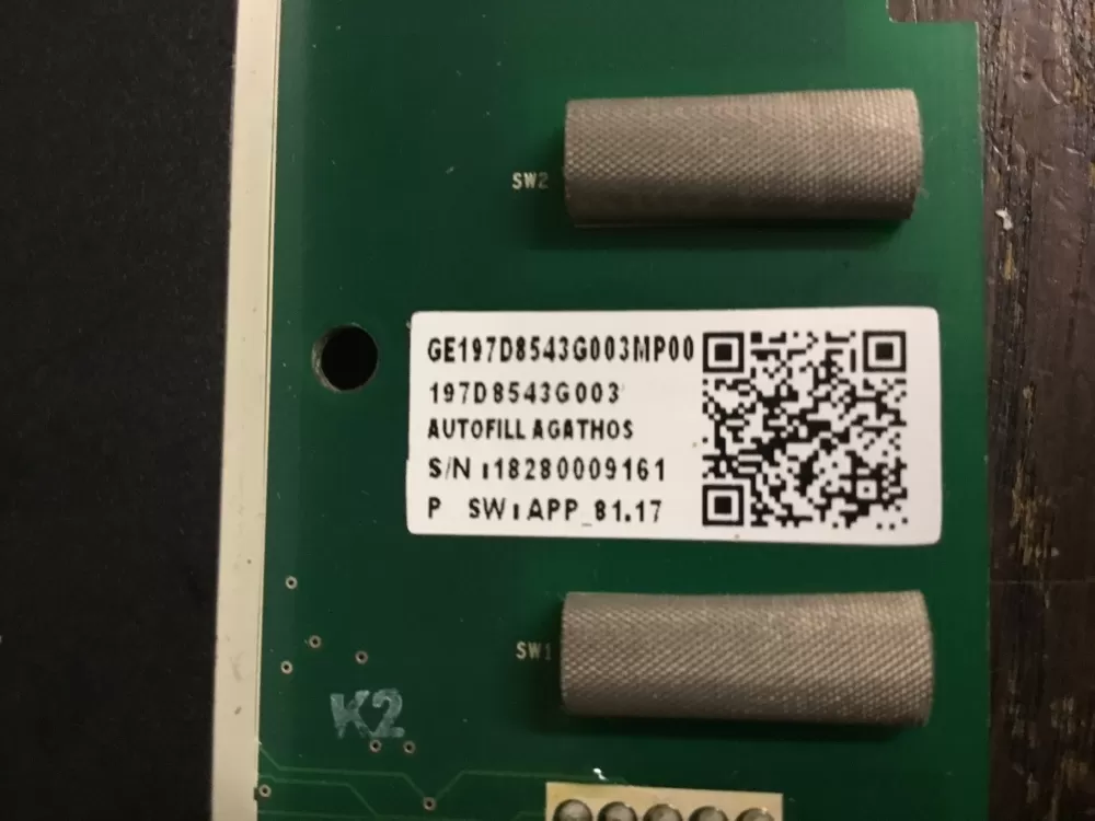 GE 197D8543G003 Wr55x30487 Refrigerator Control Board AZ16410 | NR28