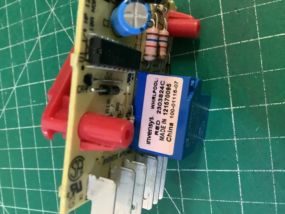 Whirlpool  Kenmore  Maytag  KitchenAid  Estate  Roper 100-01116-07  4388932  AP3109394  2154958  2154985  2169267  2169269  2188159  2303824  2303824A  4388932R  483187  844415  AH372261  EA372261  PS372261 Refrigerator Defrost Control Board
