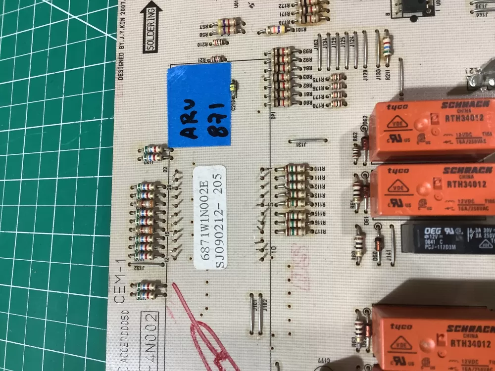 LG Oven EBR74632605 Display Control Board AZ188968 | ARV871