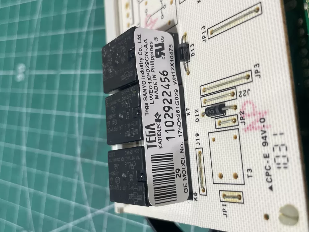 GE 175D5261G029 EBX1129P004 WH12X10475 Washer Control Board AZ192666 | Wm366