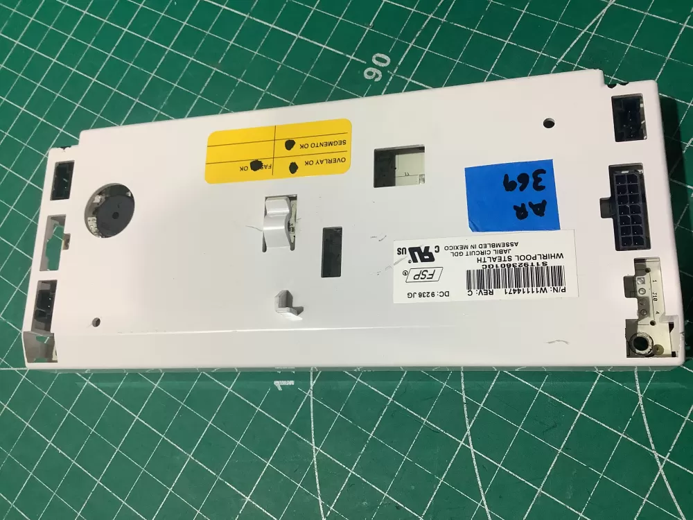 Whirlpool Amana W11106026 Refrigerator Control Board Interface AZ190290 | AR369