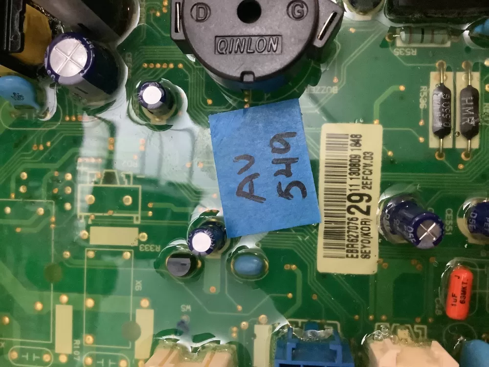 LG EBR62707629 Dryer Main Control Board AZ218380 | ARV549