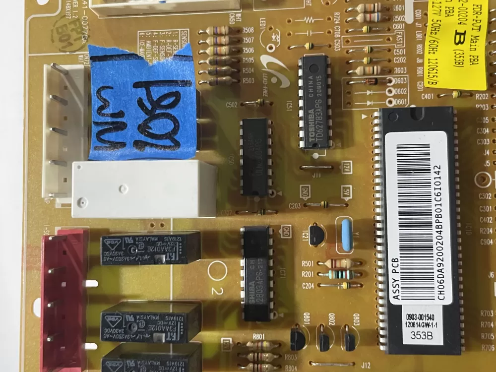 Samsung Refrigerator DA92-00204B Main Board AZ187253 | Wm2081