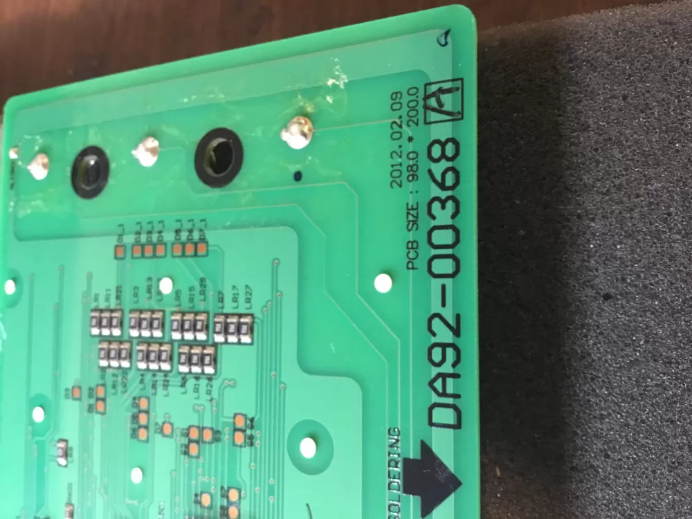 Samsung DA92 00368A Refrigerator Dispenser Board AZ76363 | NR2016