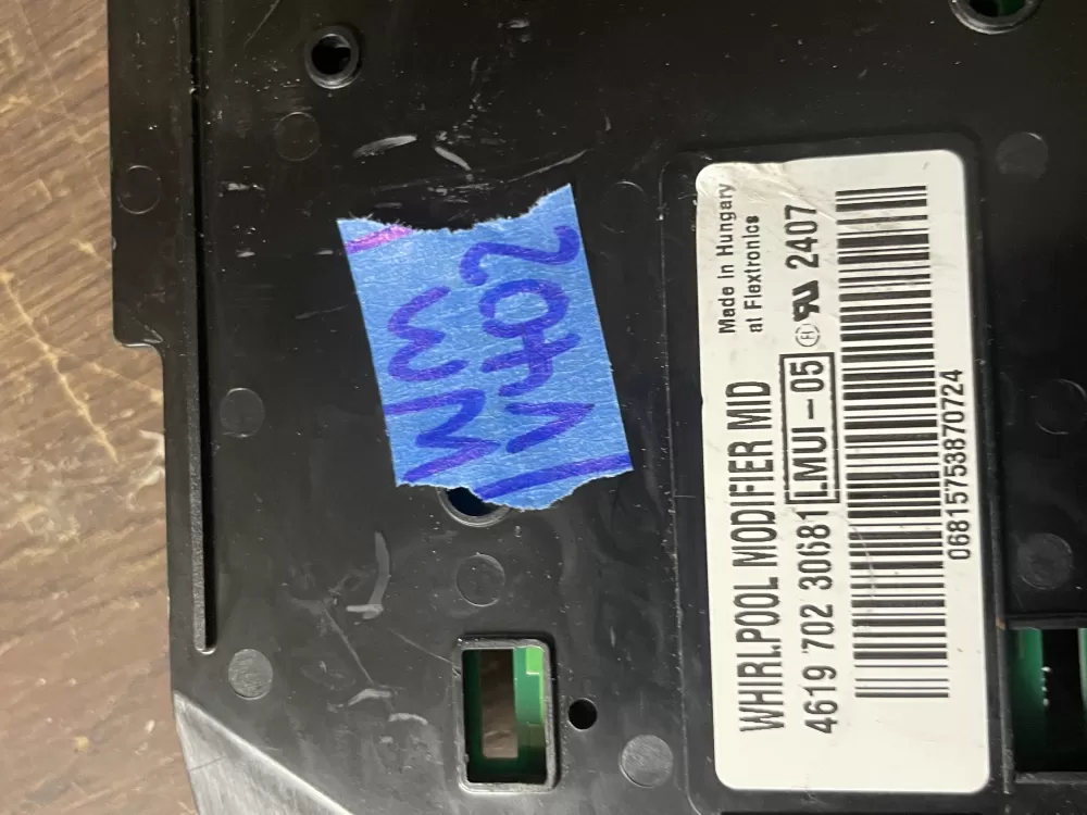 Whirlpool 4619 702 30681 461970230681 Washer Control Board AZ40884 | Wmv402