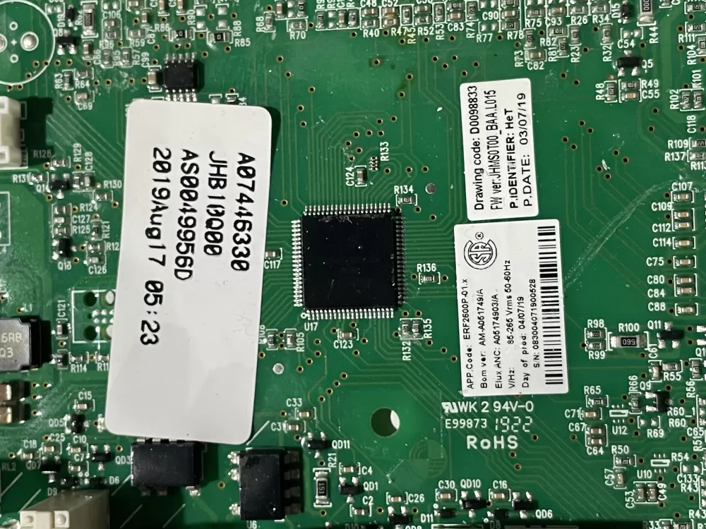 Frigidaire A05174903 D0098833 Refrigerator Control Board AZ202081 | KM2582