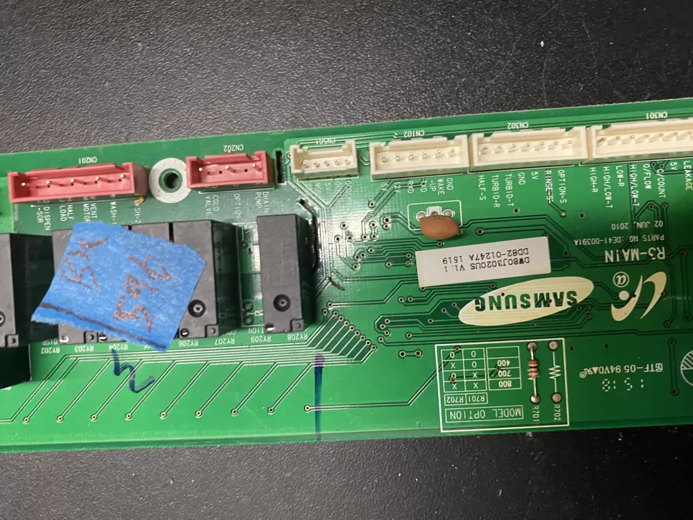 Samsung DD82 01247A AP5967364 4001405 Dishwasher Control Board AZ4044 | BK596