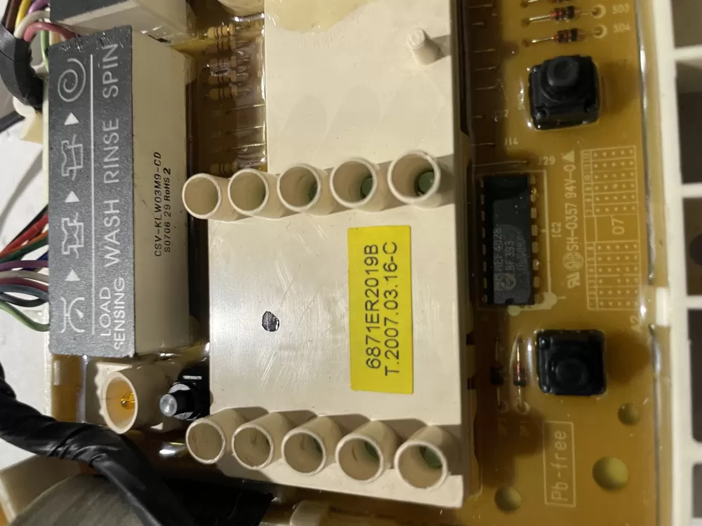 LG 6870EC9230A 6871ER2019B Washer Control Board AZ192500 | Wmv193