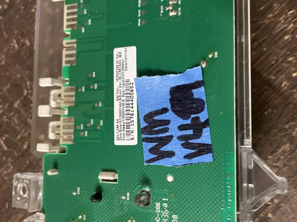 Frigidaire Electrolux 136007442 Dryer Control Board UI Panel AZ56666 | Wmv489