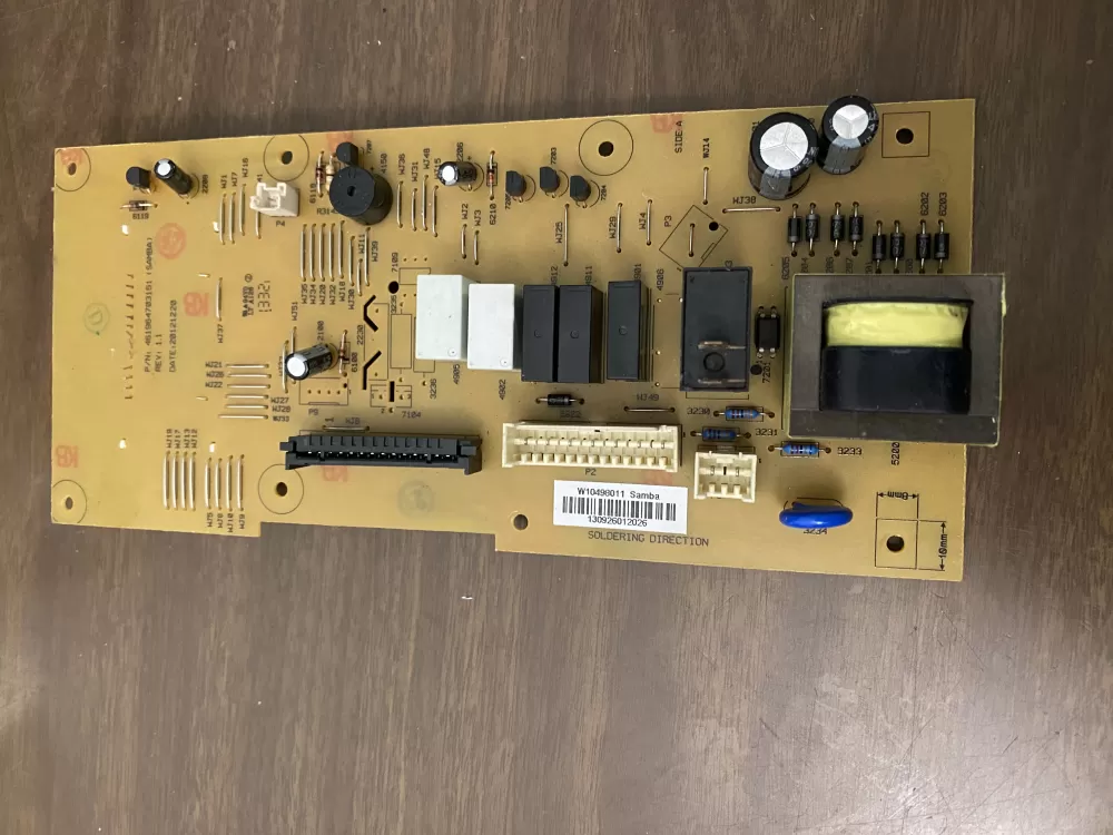 Whirlpool W10498011 WPW10498011 PS11755659 Microwave Control Board Panel