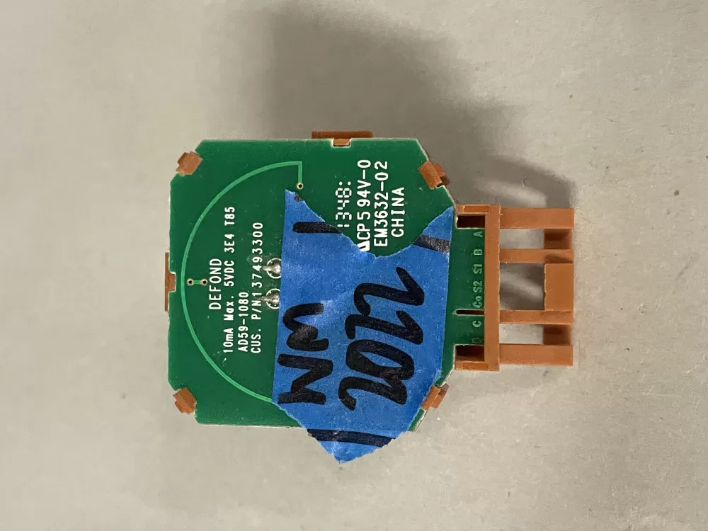 Kenmore Frigidaire Electrolux 137493300 Washer Control Switch AZ220258 | Wm2022