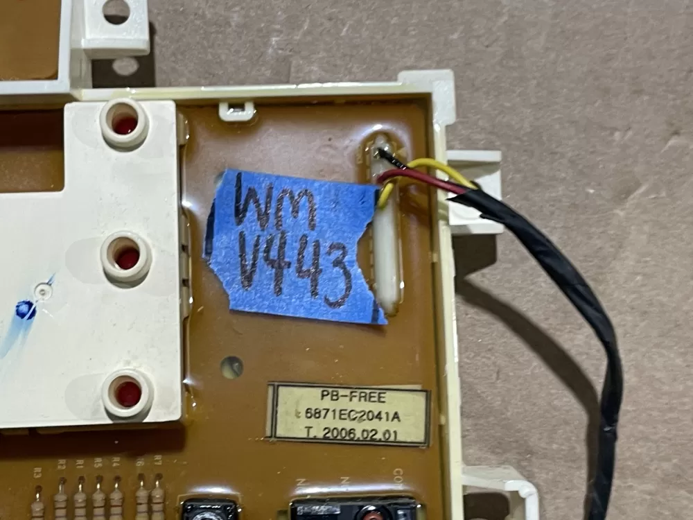 LG 6871EC2041A 6870EC9141A Washer Control Board AZ85130 | Wmv443