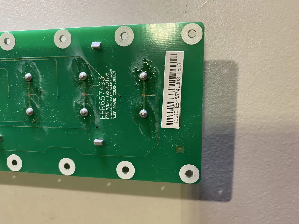 LG EBR65749303 Refrigerator Control Board Dispenser Panel AZ37297 | BK184