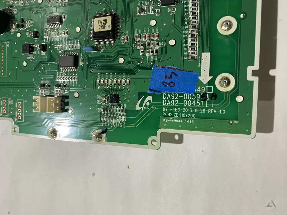 Samsung DA92 00595A Refrigerator Control Board Dispenser AZ195487 | BK85