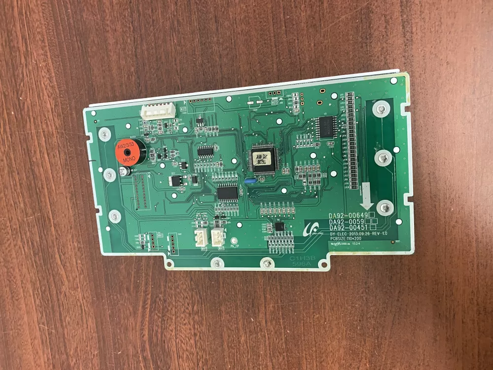 Samsung DA92 00649A Refrigerator Control Board Dispenser AZ47398 | BK582