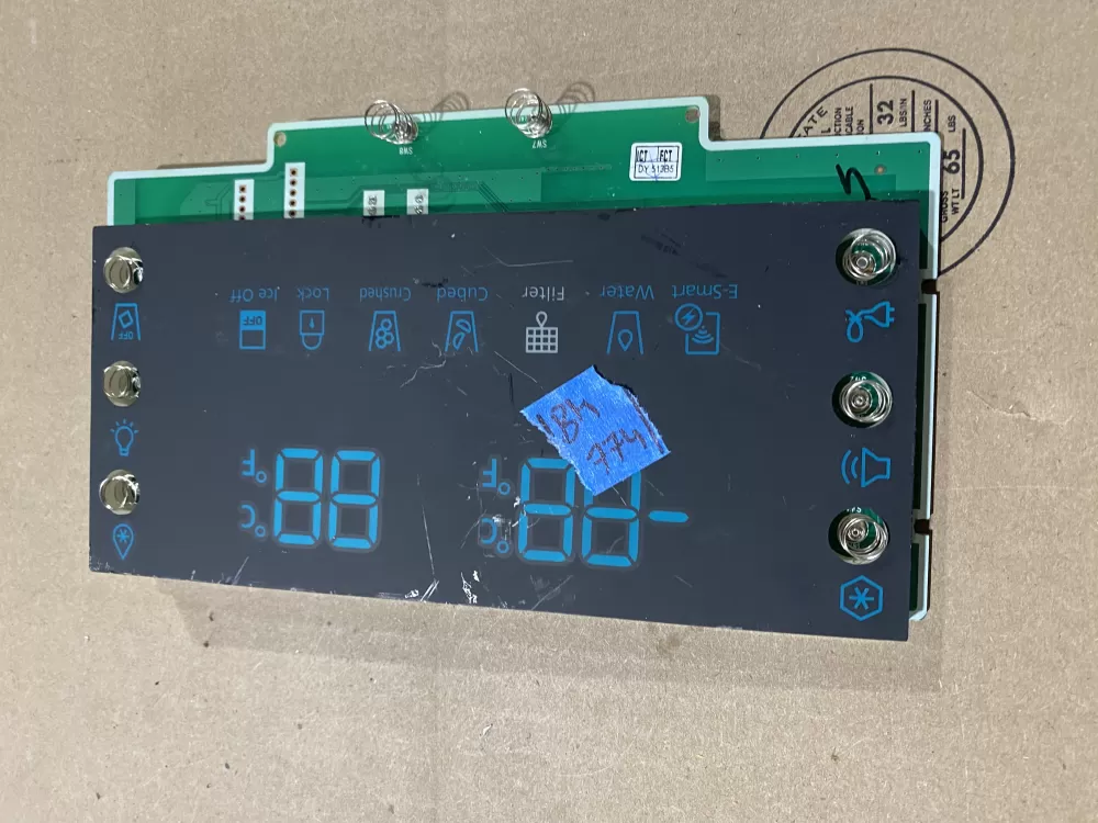 Samsung DA92-00596A Refrigerator Dispenser Control Board AZ88313 | BK774