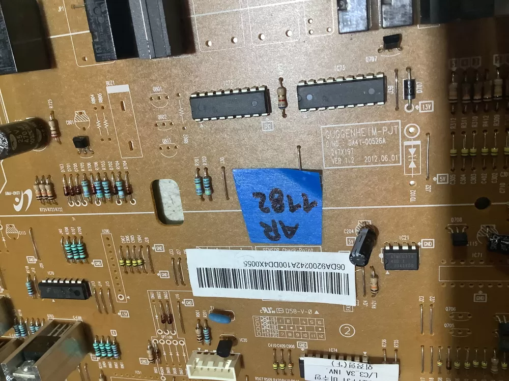 Samsung DA92 00242A Refrigerator Control Board AZ112416 | AR1182