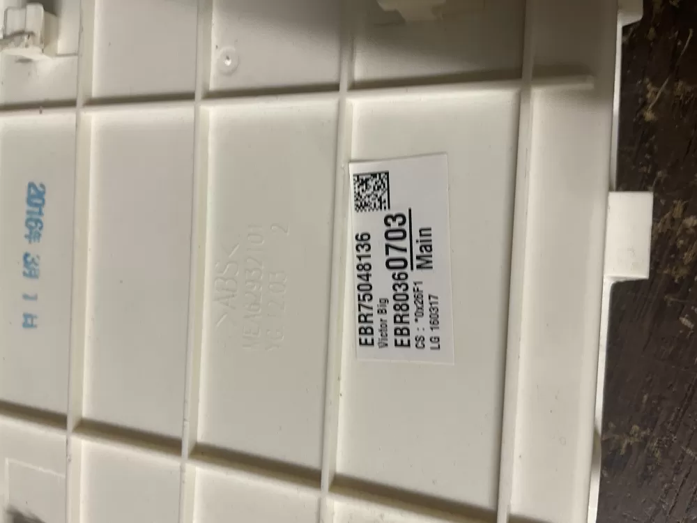 LG EBR80360703 Washer Control Board AZ60764 | Wmv549