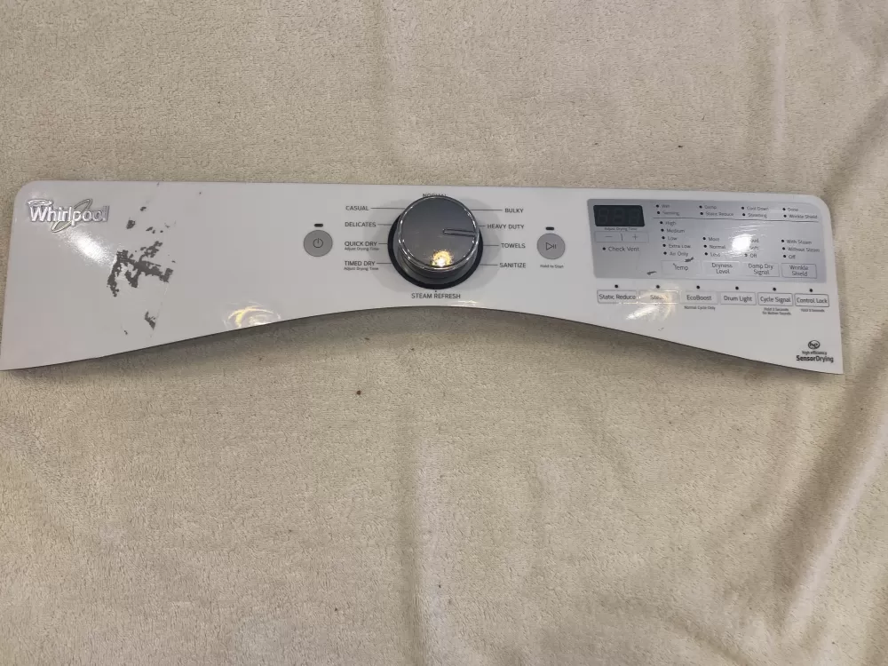 Whirlpool W10783681 W10825131 W10919216 PS11770087 Dryer Control Board Panel