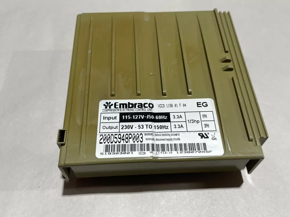 GE Wr55x10685 Refrigerator Control Board Inverter AZ136496 | Wm2265