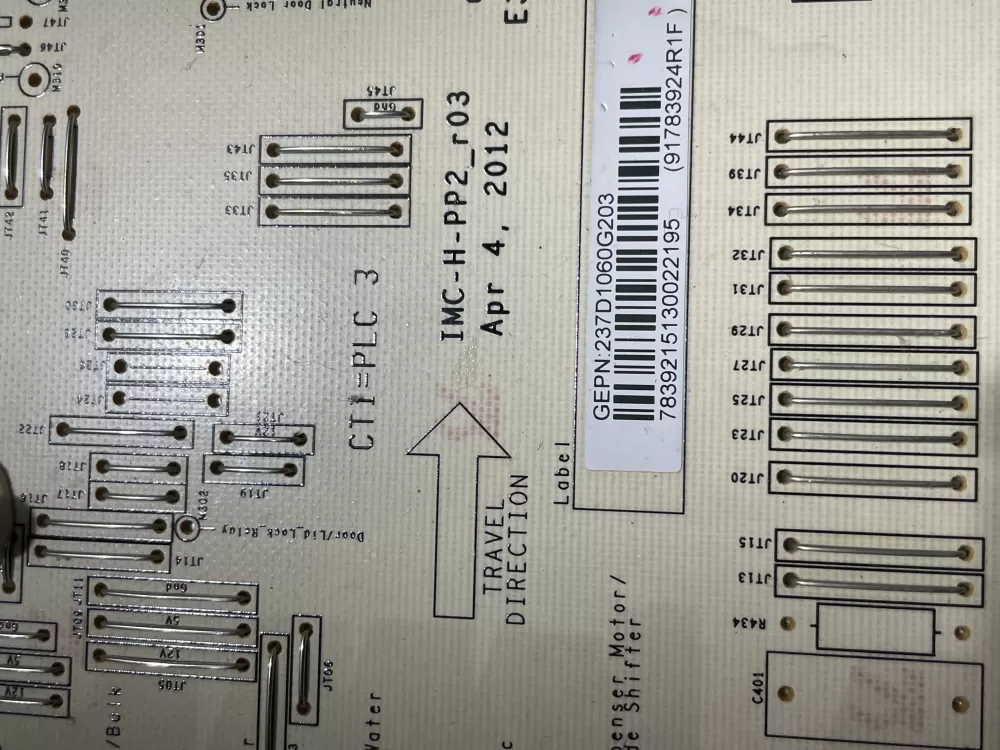 GE 237D1395G202 237D1122G202 237D1060G203 Washer Control Board AZ196437 | Wmv886