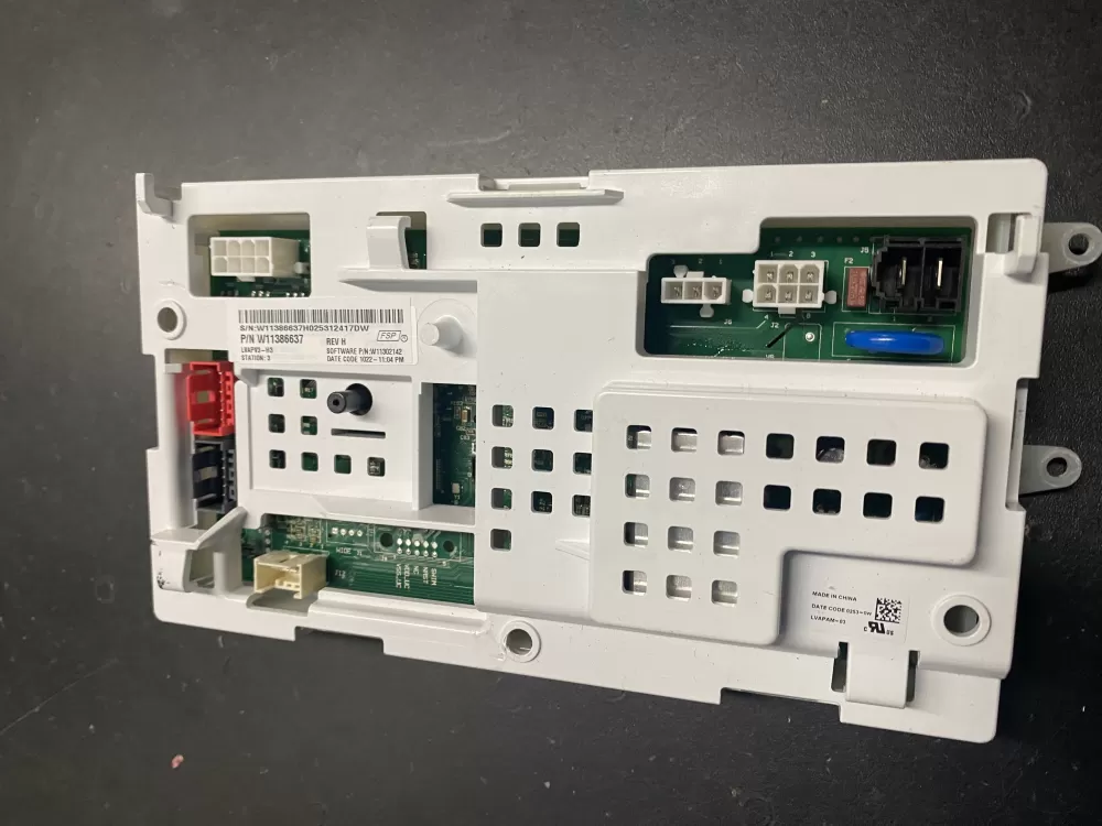 Whirlpool W11386637 W11417466 PS12745506 Washer Control Board