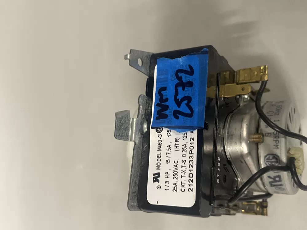 GE 212D1233P012 WE4M364 Dryer Timer AZ224734 | Wm2572