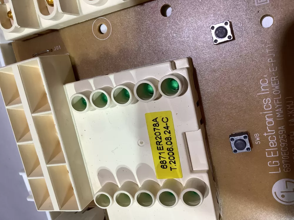 LG 6870EC9259A 6871ER2078A Washer Control Board AZ146840 | ZCV77