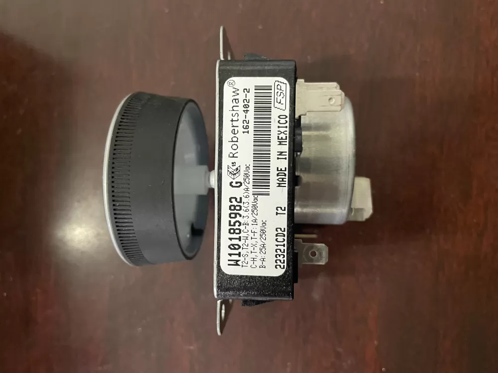 Whirlpool  Maytag  Kenmore AP6016541 W10185982 WPW10185982VP WPW10185982 PS11749831 Dryer Timer