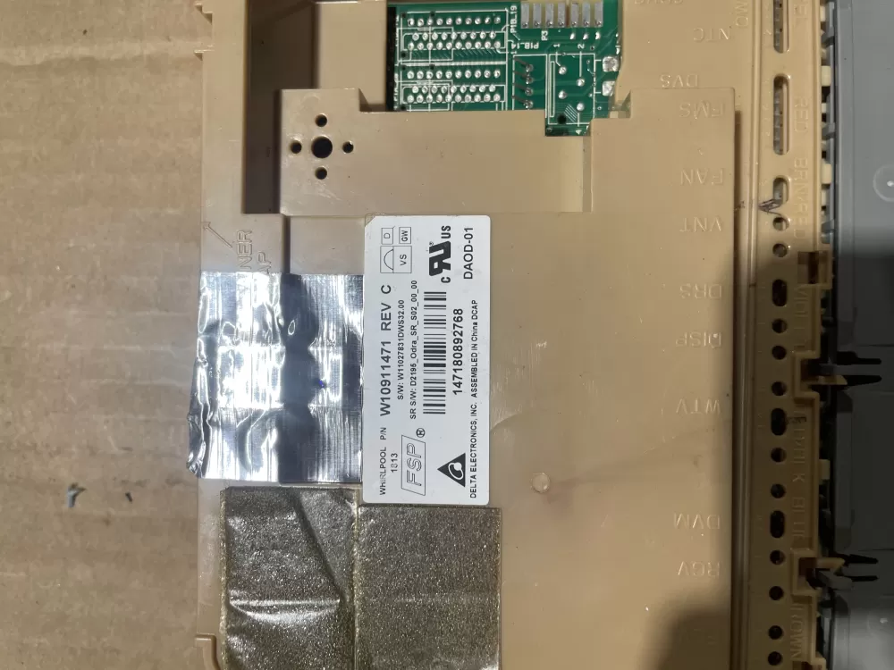 Whirlpool W10911471 W11120155 Dishwasher Control Board AZ78556 | KM867