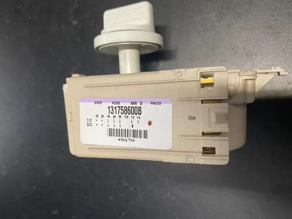 Frigidaire  GE  Kenmore 131758600B Washer Timer