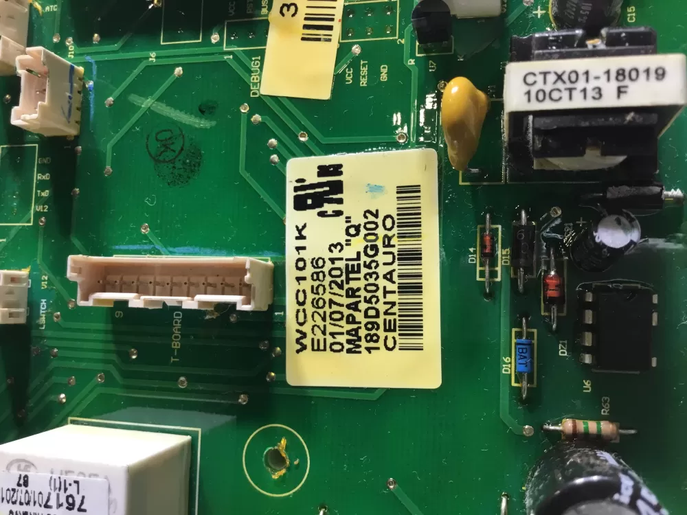 GE 189D5035G002 WH12X20274 Washer Control Board AZ47182 | NR633