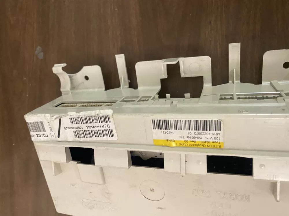 Whirlpool WP8182685 4619 70220673 01 Washer Control Board AZ84274 | BK411