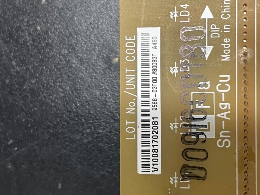 GE V10081702081 Microwave Control Board AZ2784 | Wm1282