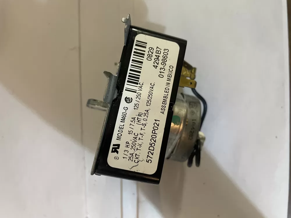 GE 572D520P021 WE4M271 Dryer Timer AZ118130 | KM1124