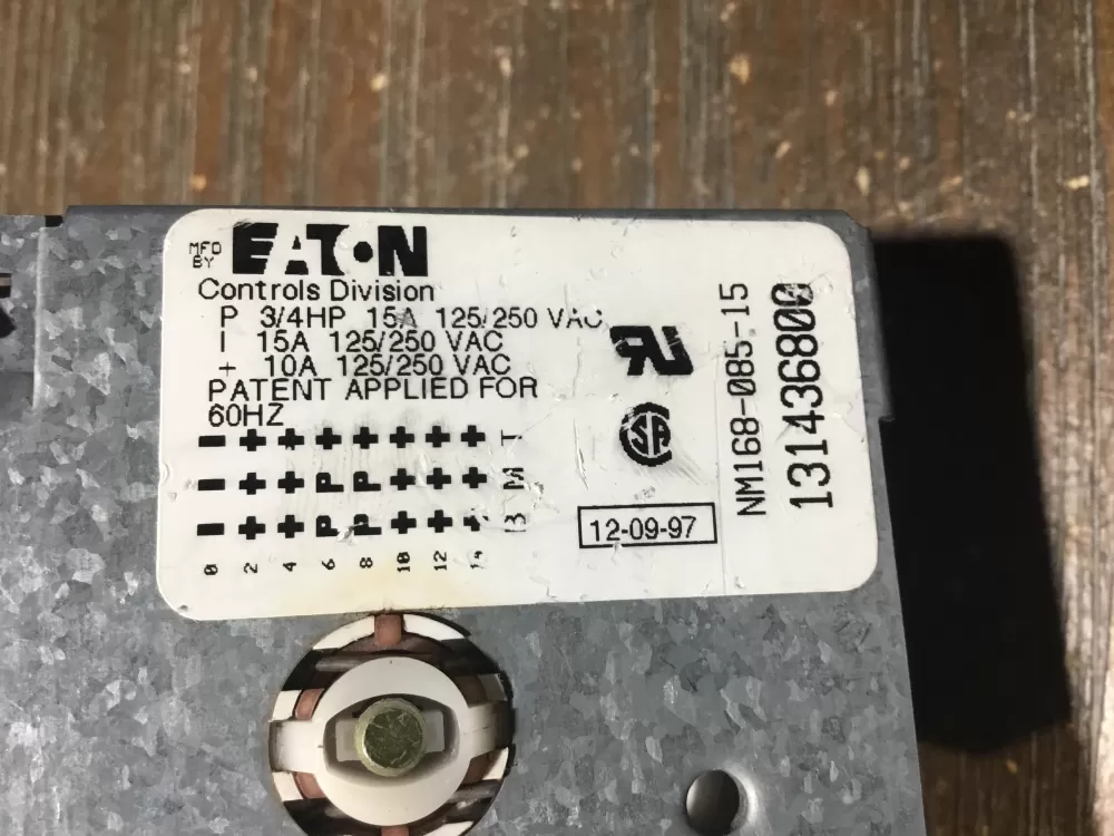 Frigidaire Westinghouse AP2106876 407395 131436800 Washer Timer AZ59112 | NR2007