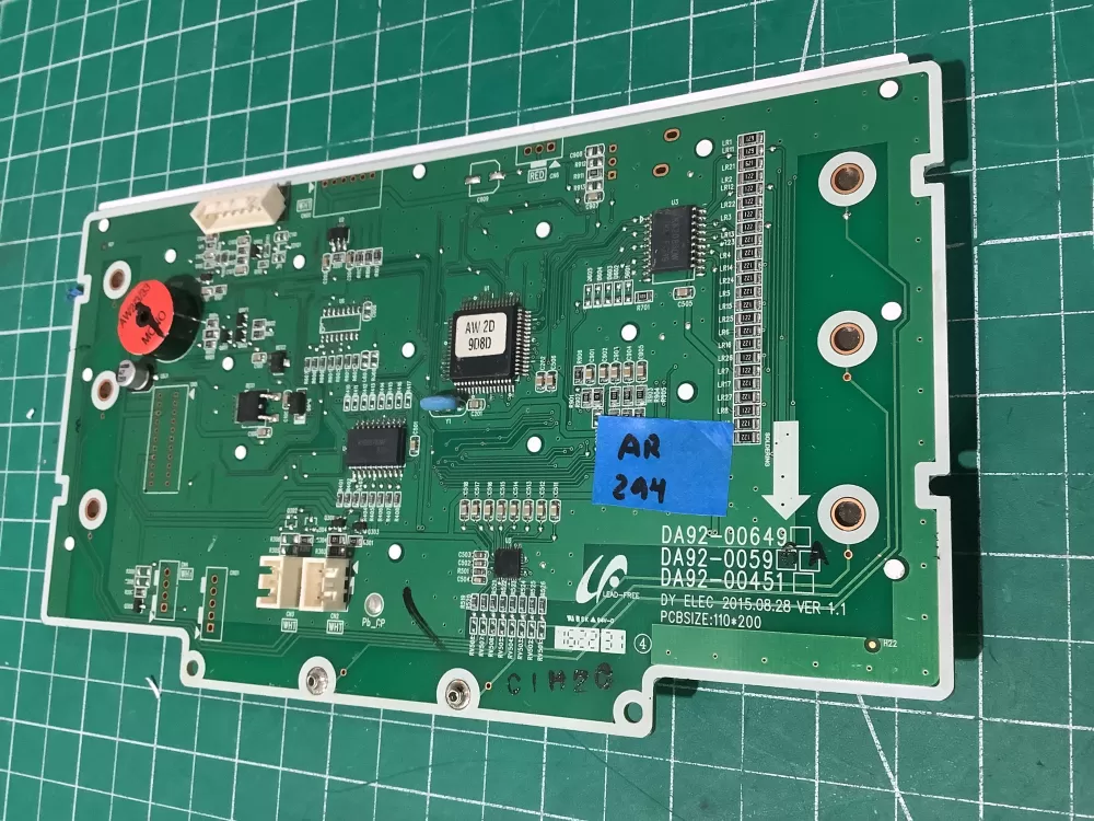 Samsung DA92-00596A Refrigerator Dispenser Control Board AZ189123 | AR294
