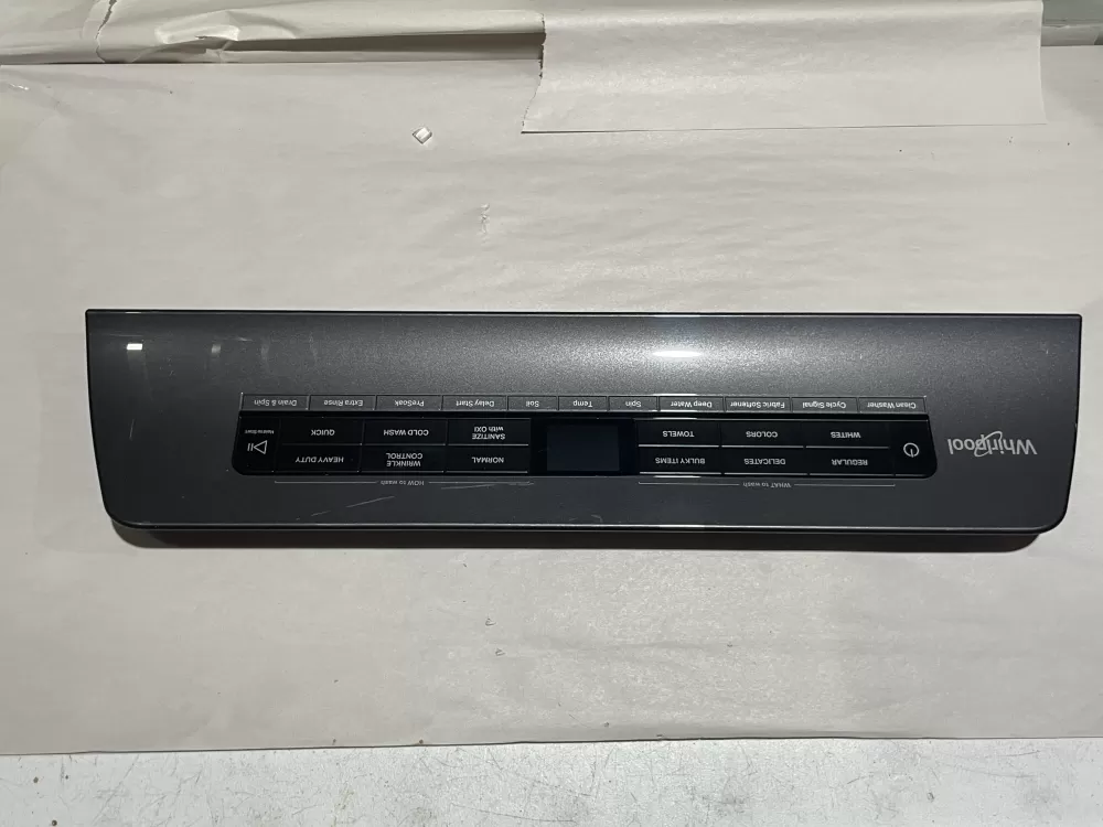 Whirlpool  W11112920  W11174237 W11112918W11112920  W11174237  W11112918 Washer Control Panel