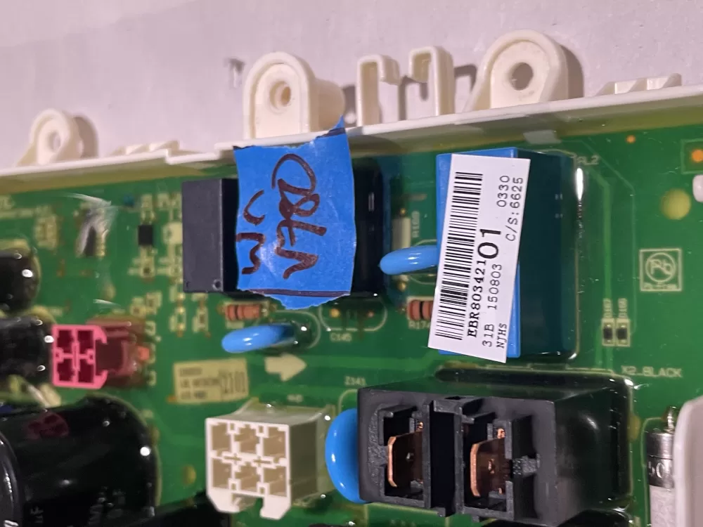 LG EBR80342101 Washer Control Board AZ151108 | Wmv780