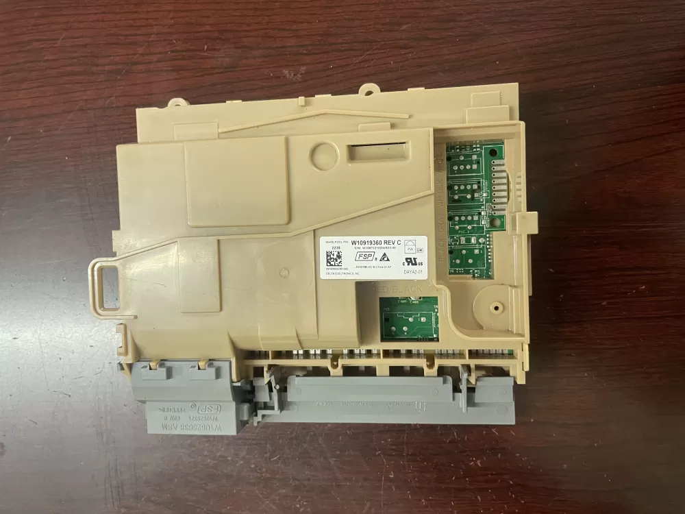 Whirlpool W10919360 W11087226 PS12070630 Dishwasher Control Board