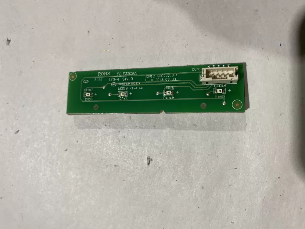 Samsung 17176000018581  E320265 Dishwasher Control Board