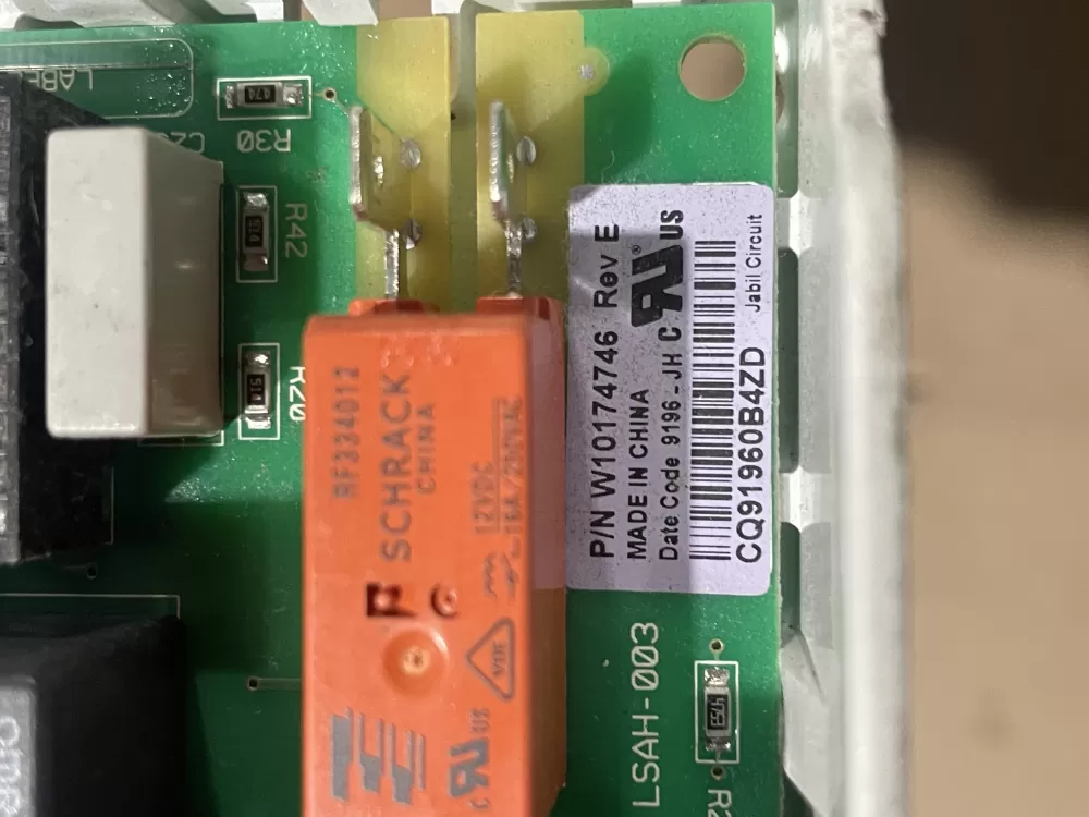Whirlpool Maytag Kenmore W10182365 Dryer Control Board AZ89434 | Wm1728