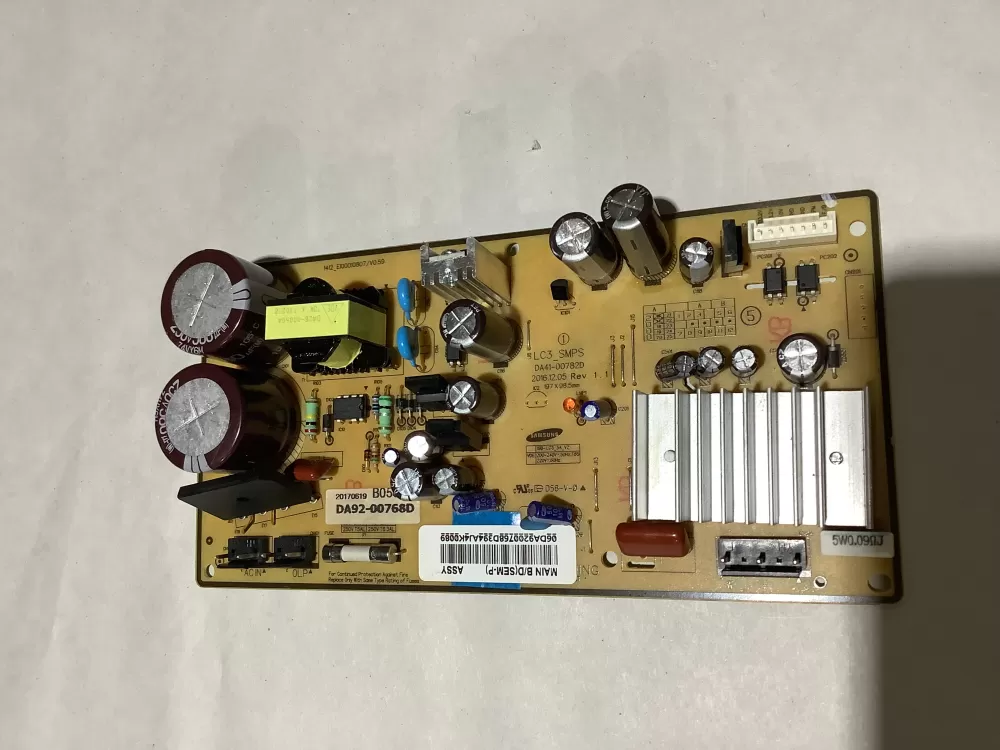 Samsung DA92-00768D Refrigerator Control Board Inverter