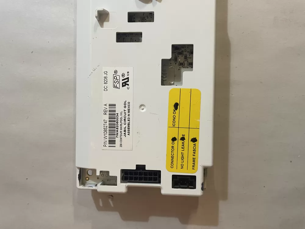Whirlpool W10852747 Refrigerator Control Board Dispenser AZ166856 | KM461