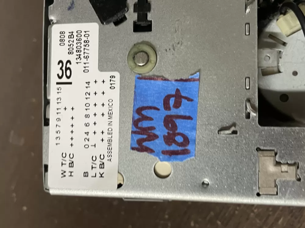 Frigidaire Crosley 134803600 AP3970173 Washer Timer Control AZ53539 | Wm1897