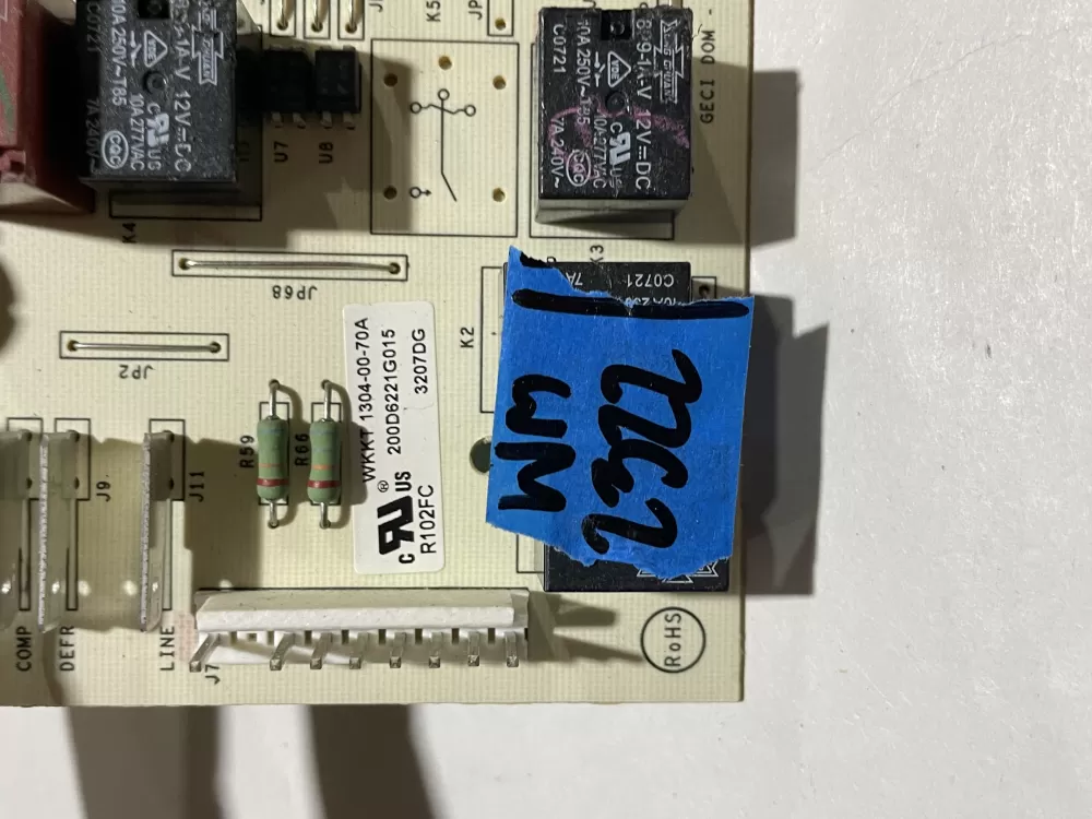 GE 200D6221G028 EBX1110P002 Refrigerator Control Board AZ141261 | Wm2322