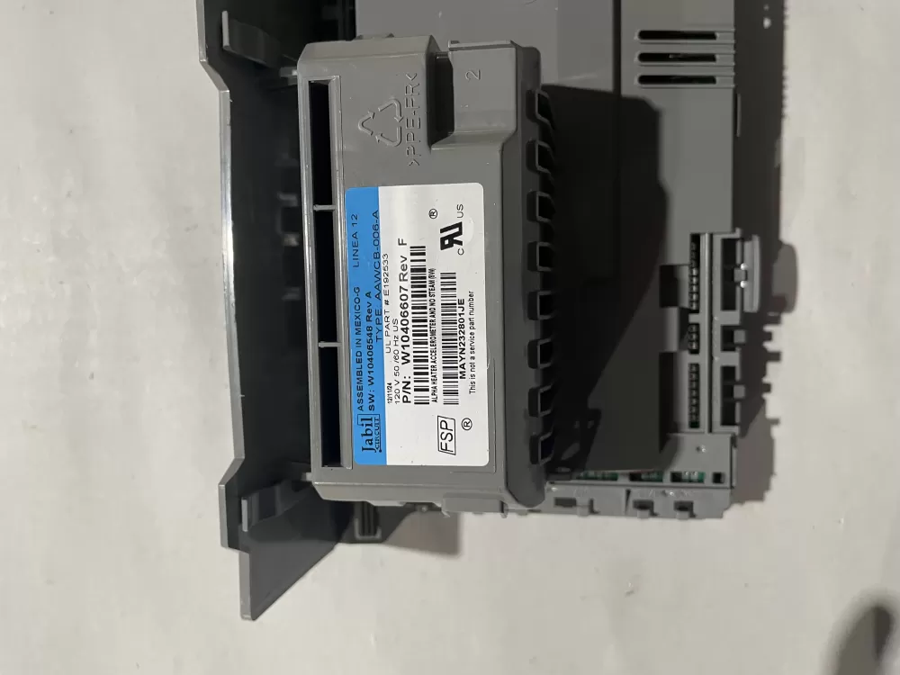 Whirlpool W10406607 Washer Control Board AZ193987 | KMV687