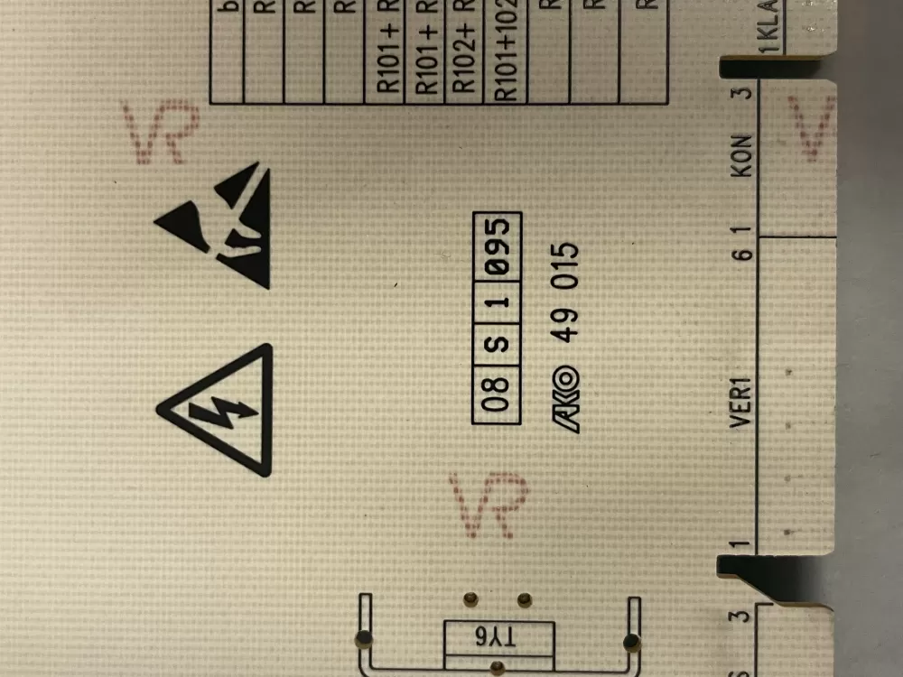 NEFF S5456 Dishwasher circuit board fried AZ218485 | Wm1568